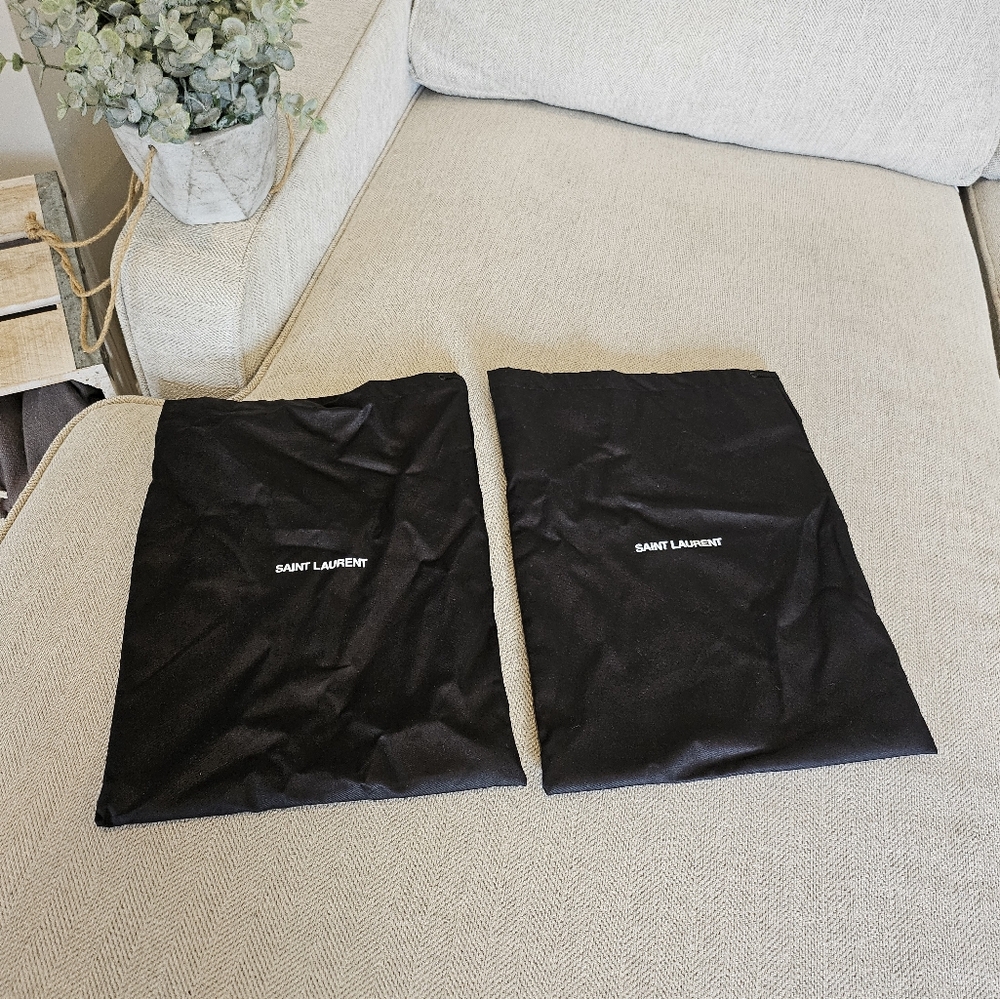 Brand new Saint Laurent dust bags